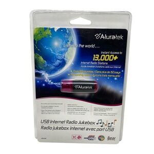 Aluratek USB Internet Radio Jukebox Device Over 13000 Stations Music Talk Sports